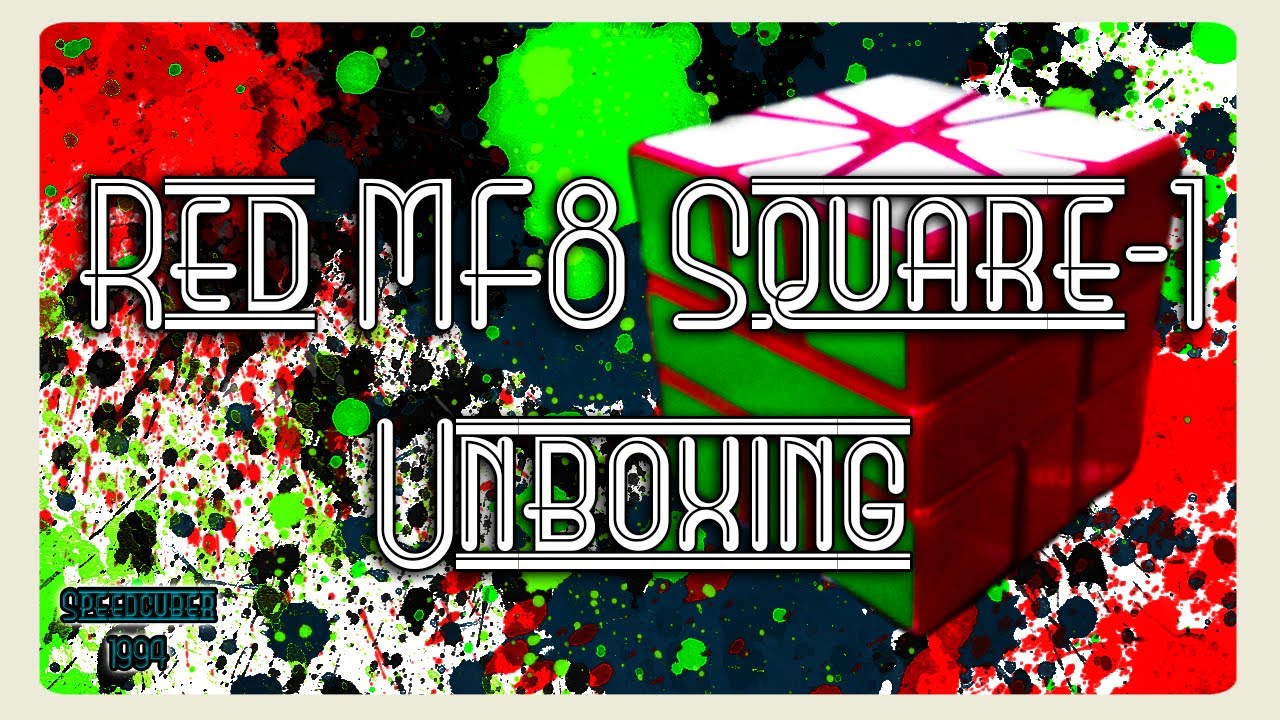 Red MF8 Square-1 V1 Unboxing