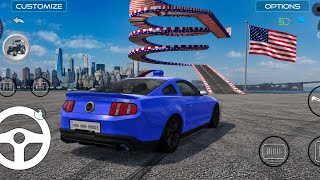 🔥 USA Impossible Car Stunt🇺🇸 Extreme Driving Challenge Game🚗 Ultimate USA Ramp Car Stunts😱   screenshot 1
