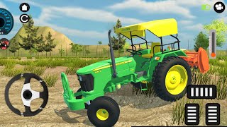 John dear tractor + rotawaiter in game 🚜 Indian Tractor Simulator 2 🚜 |Tractor Driving Gameplay #236 screenshot 1
