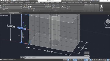 3D - Dimensioning and UCS - AutoCAD