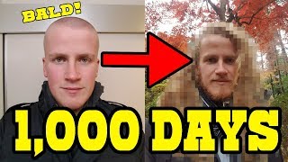 1000 Days of Hair Growth in Japan Timelapse