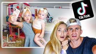 Hidden Camera Catches Everleigh Making Secret Tik Toks While Babysitting Posie...