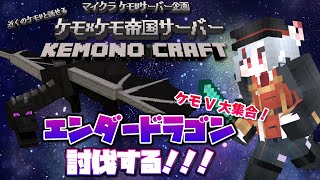 【ケモケモ帝国サーバー 】ケモVマイクラサーバー企画！⛏ ～エンダードラゴンを討伐せよ!!!⚔🐈～【Minecraft・女性実況】