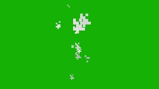Minecraft death pixel effect green screen