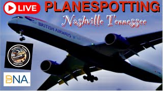 Live Planespotting from Nashville International Airport (BNA)