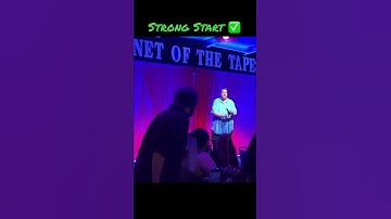 Strong Start? Check. Stand up comedy open mic