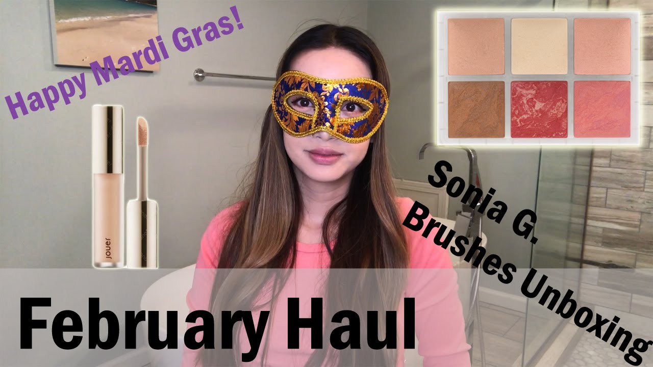 February Haul Sonia G. Brush Set Unboxing Pat McGrath Mothership VII Divine Rose Jouer Concealer