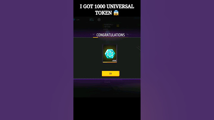 I Got 1000 Universal Token 🤯: Free Fire Evo Gun Token Event Revealed! ☠🎉 #shorts
