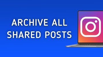 How To Archive All Posts You