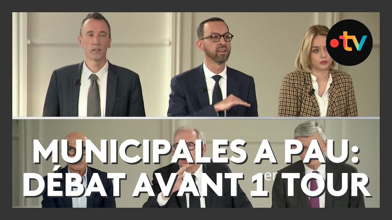 Municipales 2026 à Pau : débat avant le premier tour