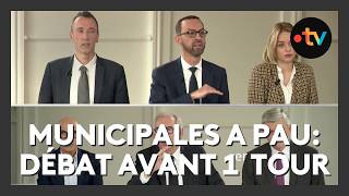 Municipales 2026 à Pau : débat avant le premier tour