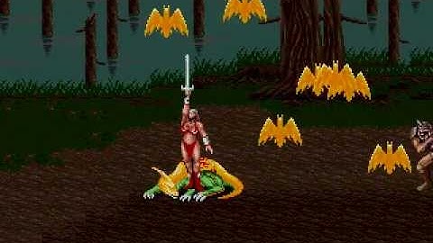 Golden Axe 2 - Sega Genesis - Tyris Flare - Magic Level 1-6