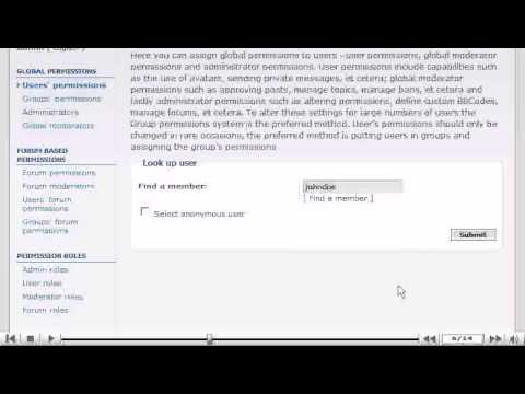 How to manage user permissions in phpBB - phpBB Tutorials