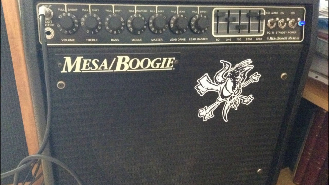 Master of puppets Metallica Mesa boogie mark III tone test 1 YouTube