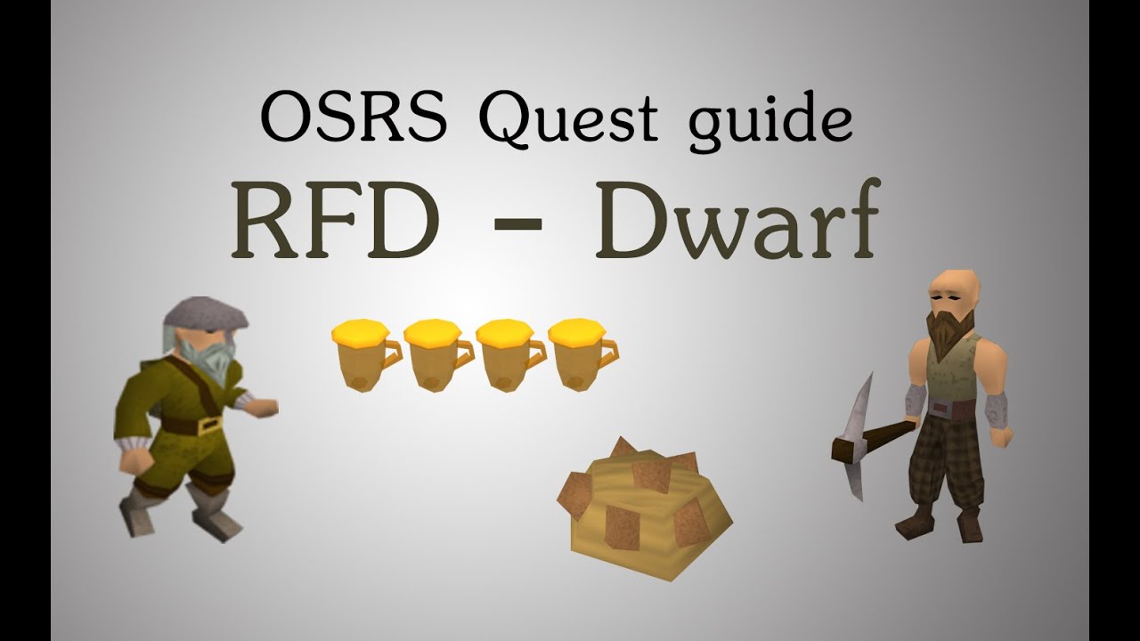 [OSRS] Recipe of Disaster - The dwarf quest guide - YouTube