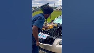 Dropping in a VQ35DE engine sucks #tiktok #subscribe #viral #like #trending #shorts #fyp #car #love