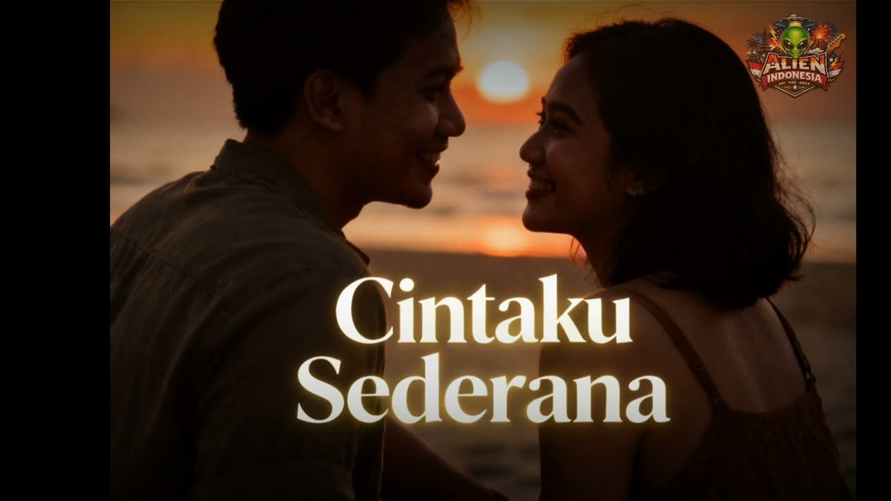 ALIEN INDONESIA | CINTAKU SEDERHANA |MUSIC POP AI