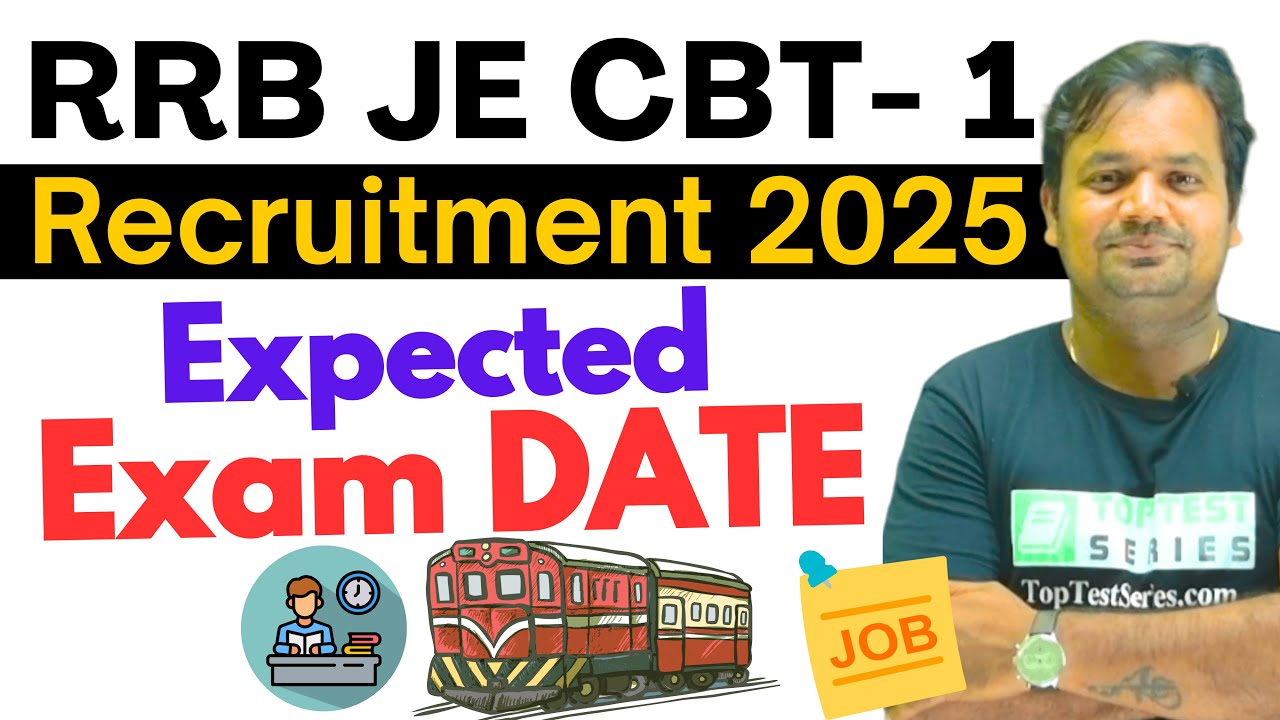 RRB JE 2025, RRB JE CBT 1 Expected Exam Date 2025 #rrbje2025 - YouTube