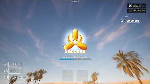 Tryp FPV Desert Lost Temple Souk Gap Challenge Success!