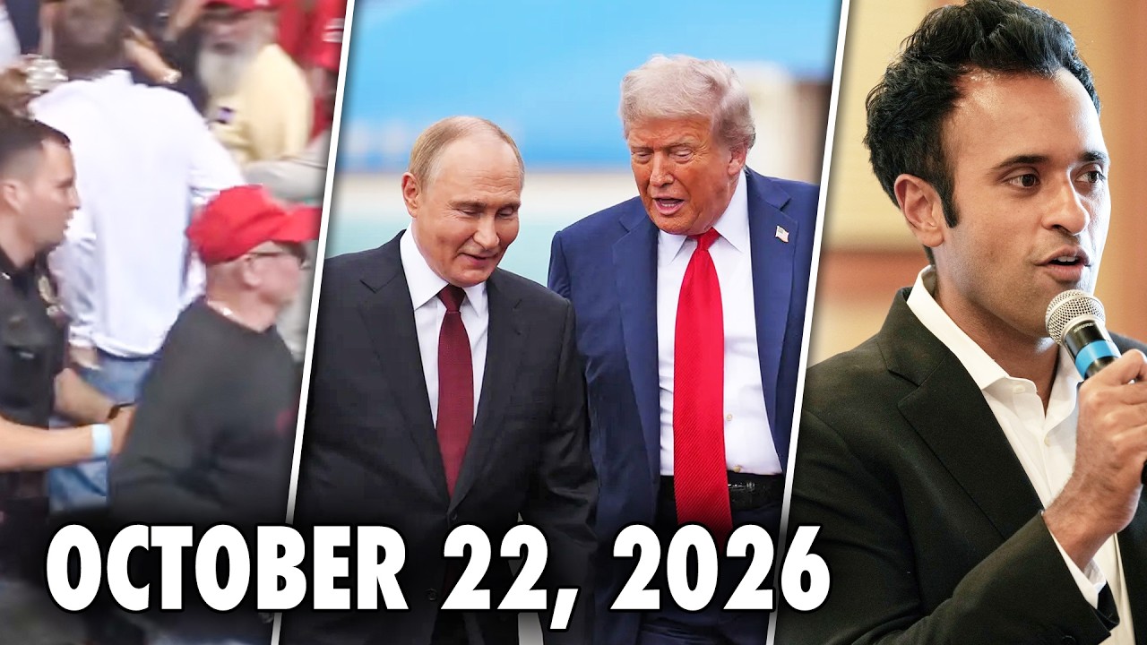 Trump's SECRET PROPOSAL to Putin, MAGA Gets Violent, Vivek Ramaswamy Ruins His Chances (10/22/26)