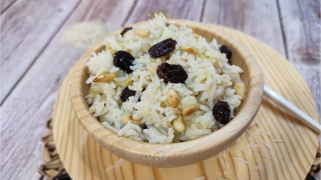 ARROZ BASMATI CON PASAS Y PIÑONES, receta exótica estilo hindú...con Mambo!!! YouTube