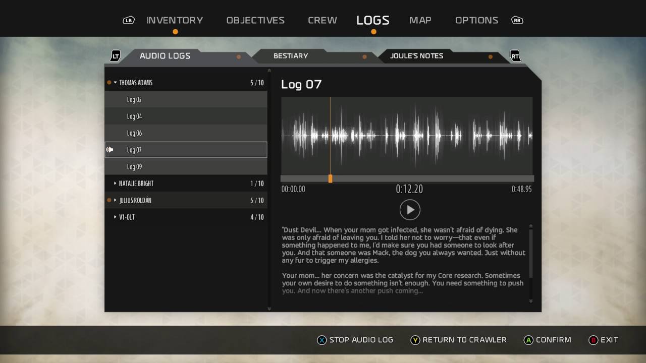 ReCore - Eden Tower: Julius Roldan is Victor (Revealed By Audio Log 08) Gameplay Sequence Xbox One