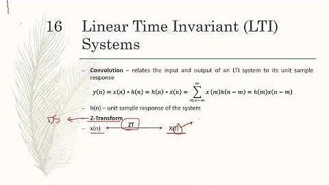 9. DSP Algorithms and Architecture - LTI Systems, Convolution, Z-Transform, Digital Filters