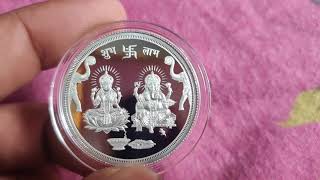 Ganesh Laxmiji 10 gm Silver Coin MMTC-PAMP