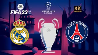 Real Madrid x PSG | FIFA 23 Gameplay Liga dos Campeões da Europa [4K 60FPS]