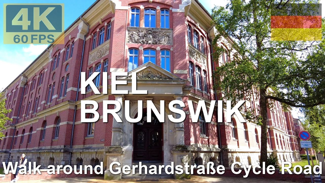 KIEL, Germany 🇩🇪 in 4K | 2025 | Walk though Brunswik to Kiellinie