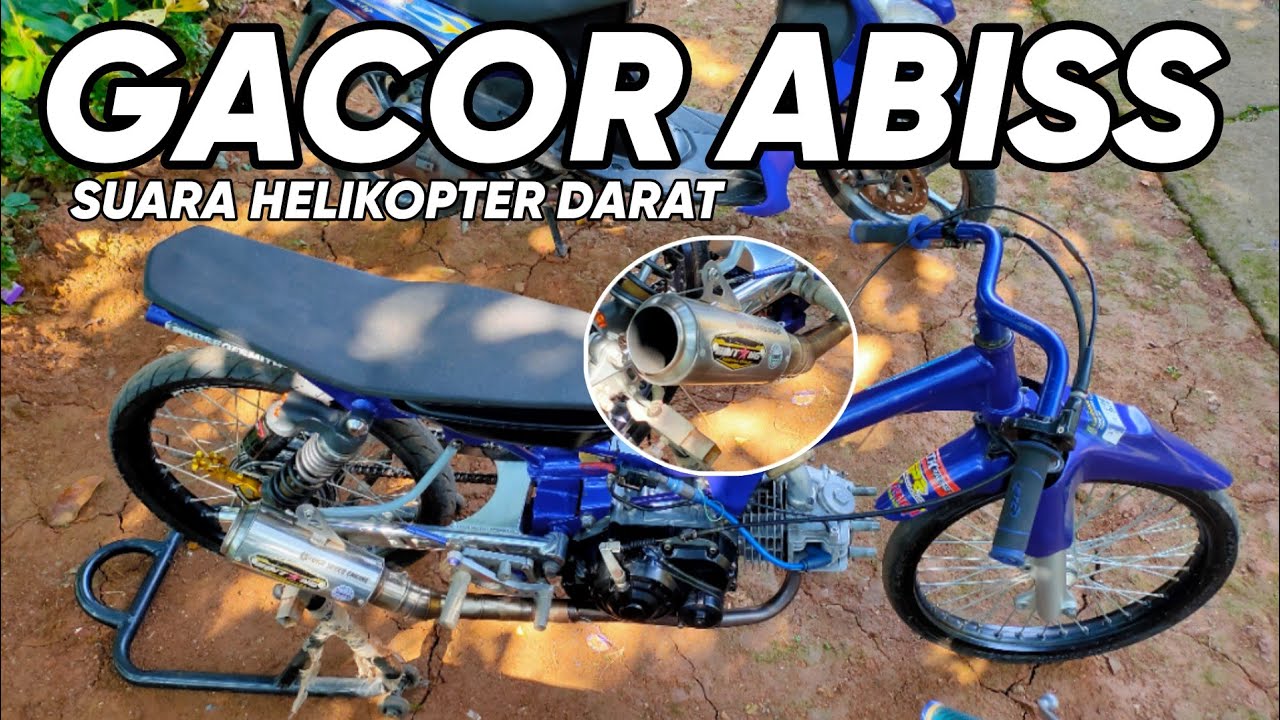 Knalpot murah suara helikopter darat pasang sleep engine juminten!