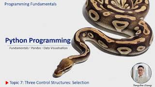 Python Topic07 Selection