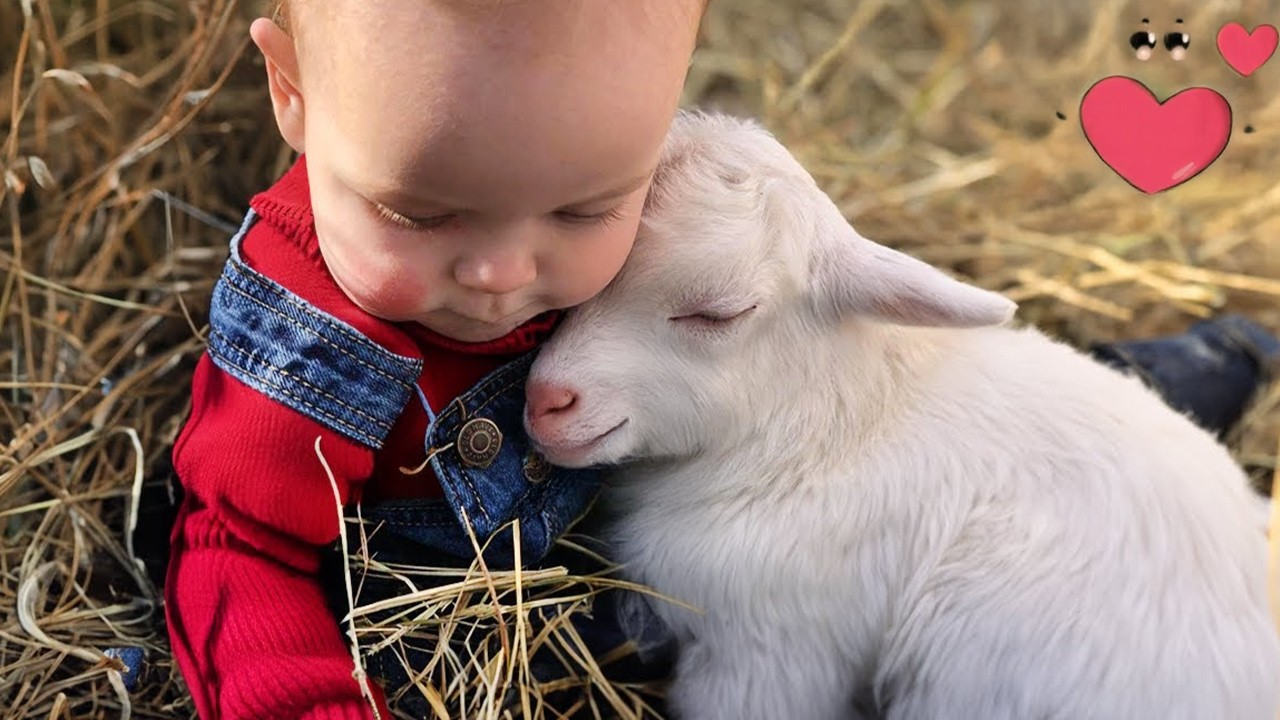 cutest-babies-playing-with-animals-will-melt-your-heart-youtube