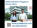 Mohit and shalini get a job in singapore #jobsearch #job  #visasuccess @prandvisas