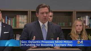Gov. Ron DeSantis Proposes $600 Million In Funding For Boosting Teachers' Pay Net Worth