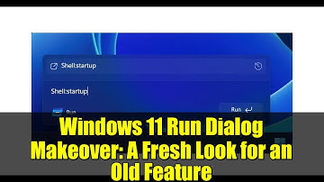 Windows 11 Run Dialog Makeover: A Fresh Look for an Old Feature