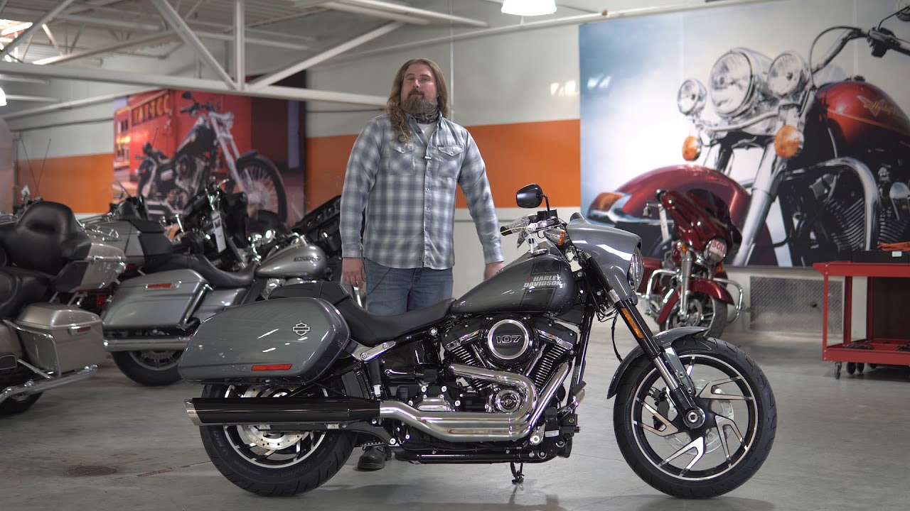 2021 Harley Davidson Sport Glide in Gauntlet Gray - YouTube