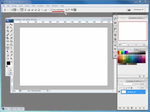 Photoshop 강좌 - Lesson15-3(벡터 이미지를 제작할 수 있는 펜 툴 설명)