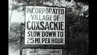 1930s vacation Northeast US Coxsakie NY Franklin, Weirs, Meredith, Franconia NH.  8mm film transfer