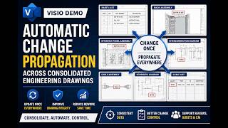 Visio Demo: Automatic Change Propagation Across Consolidated Engineering Drawings