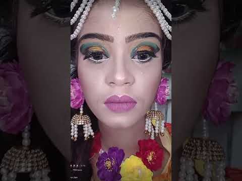 Village Bridal Makeup Tutorial wedding dress #short