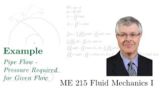 Pipe Flow - Pressure Required for Given Flow