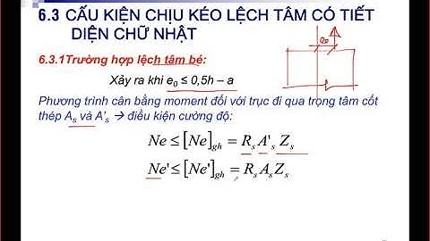 BTCT1 C6 Cấu kiện chịu kéo