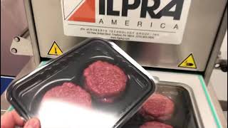 ILPRA FoodPack ENERGY Tray Sealer - Plant Based Burger Application