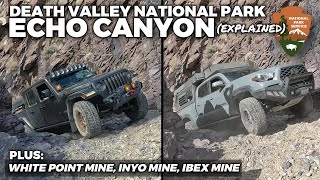 DEATH VALLEY NP:  'TOYOTA vs. JEEP in Echo Canyon'