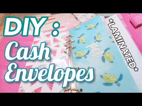 How to make: CASH ENVELOPES | DIY Budgeting Dave Ramsey Inspired