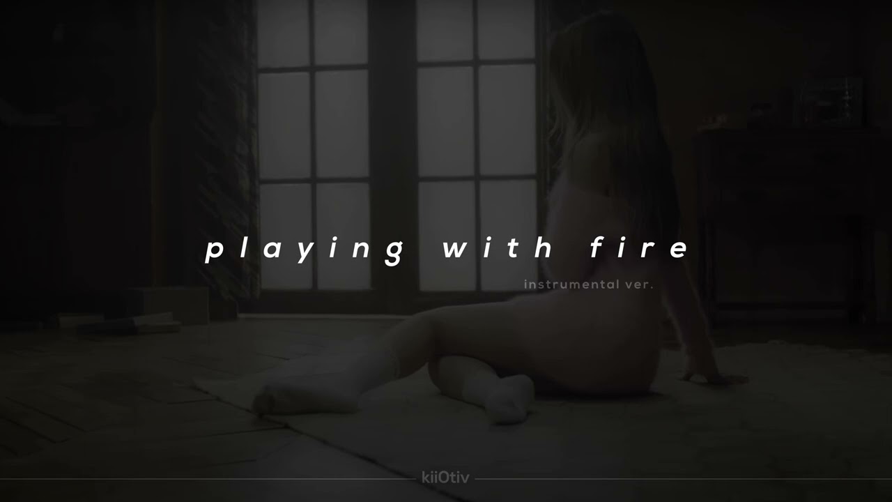 blackpink - playing with fire instrumental ver. (sped up + reverb)