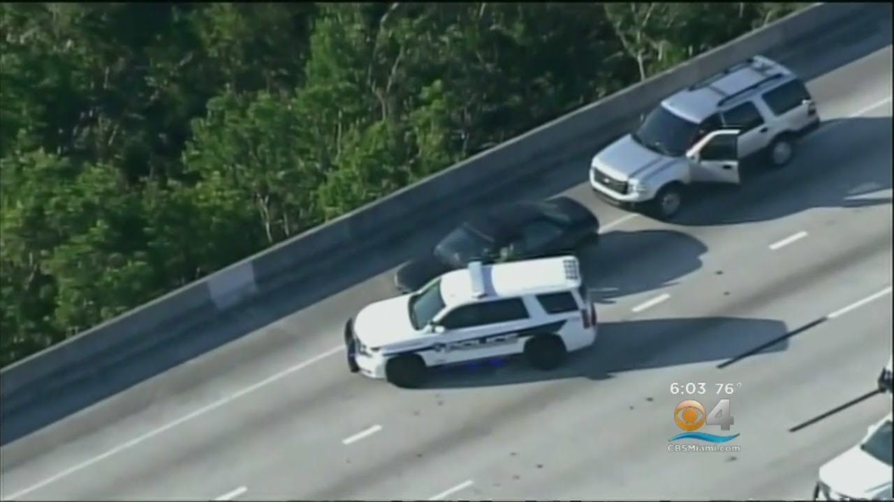 Police Chase Ends In Arrest On I-595 - YouTube