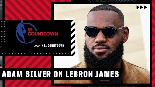 Adam Silver reacts to LeBron James' Billionaire status: He's a global icon! | NBA Countdown