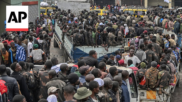Congo soldiers seen in Bukavu as M23 rebel group advances into South Kivu